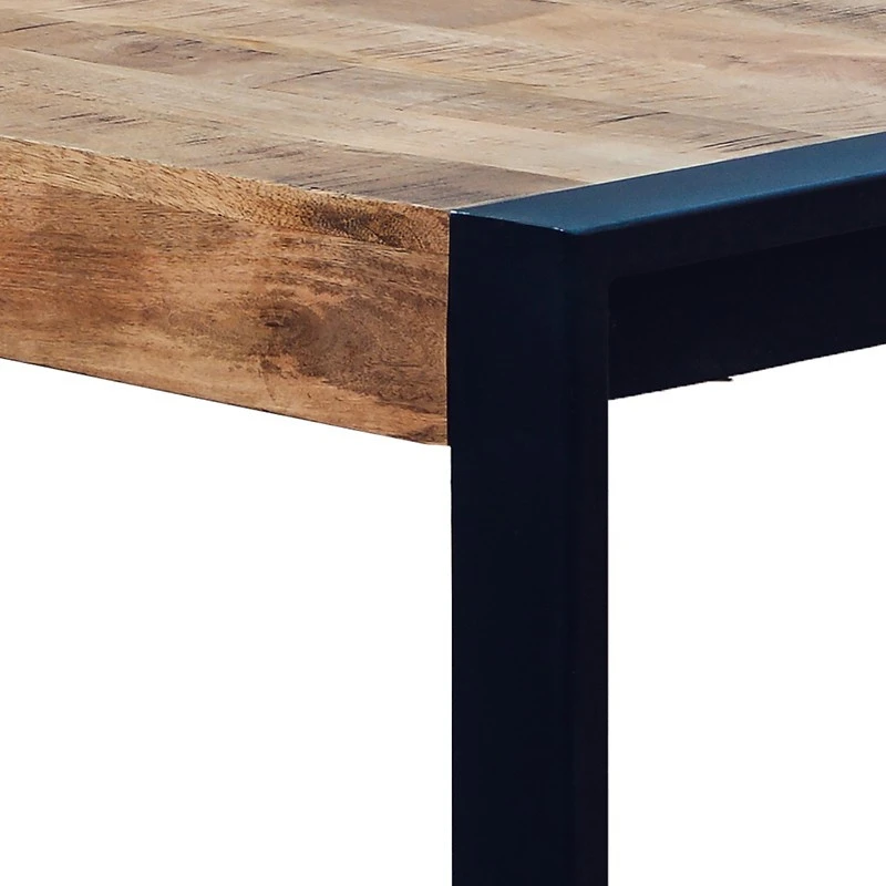 Table Haute Métal Et Bois De Manguier 4 Table Haute Métal Et Bois De Manguier – Image 2