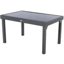 Table Rectangulaire Ext. Verre Piazza 10 P. Graphite Hespéride 8 Table Rectangulaire Ext. Verre Piazza 10 P. Graphite Hespéride -ATMOSPHERA || Intex || Demeyere Soldes table piazza extensible 10 personnes anthracite graphite hesperide 1