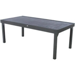 Table Rectangulaire Extensible Piazza 12 P. Graphite Hespéride -ATMOSPHERA || Intex || Demeyere Soldes table rectangulaire extensible piazza 12 personnes graphite hesperide 1