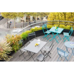 Table Rectangulaire Pliante Greensboro 4p Graphite Hespéride -ATMOSPHERA || Intex || Demeyere Soldes table rectangulaire greensboro 110x70cm graphite hesperide 3