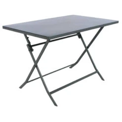Table Rectangulaire Pliante Greensboro 4p Graphite Hespéride -ATMOSPHERA || Intex || Demeyere Soldes table rectangulaire greensboro 110x70cm graphite hesperide 4