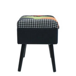 Tabouret Coffre Valise Patchwork Sur Pieds -ATMOSPHERA || Intex || Demeyere Soldes tabouret coffre valise patchwork sur pieds 5