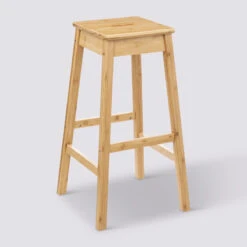 Tabouret De Bar 75 Cm Bambou 5Five -ATMOSPHERA || Intex || Demeyere Soldes tabouret de bar 75 cm bambou 5five 1