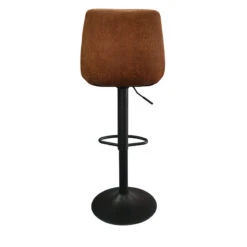 Tabouret De Bar Barcelona PU Cognac -ATMOSPHERA || Intex || Demeyere Soldes tabouret de bar barcelona pu cognac 2