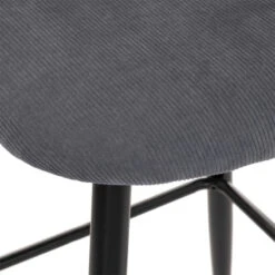 Tabouret De Bar Gris Céleste Pieds Noirs Atmosphera -ATMOSPHERA || Intex || Demeyere Soldes tabouret de bar gris celeste pieds noirs atmosphera 1