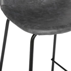 Tabouret De Bar Gris Vladi Atmosphera -ATMOSPHERA || Intex || Demeyere Soldes tabouret de bar gris collection vladi 1