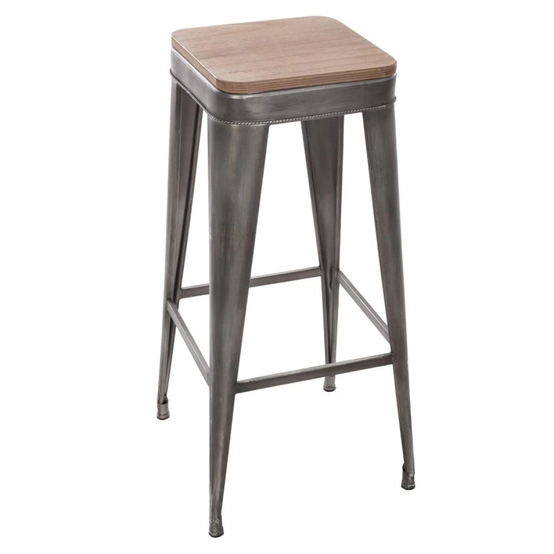 Tabouret De Bar Gris Joris GM Atmosphera 3 Tabouret De Bar Gris Joris GM Atmosphera