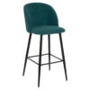 Tabouret De Bar Jade Céleste Pieds Noirs Atmosphera -ATMOSPHERA || Intex || Demeyere Soldes tabouret de bar jade celeste pieds noirs atmosphera