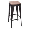 Tabouret De Bar Noir Joris GM Atmosphera -ATMOSPHERA || Intex || Demeyere Soldes tabouret de bar joris gm atmosphera