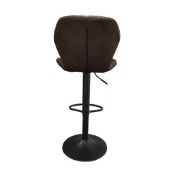 Tabouret De Bar Malaga PU Brun Foncé -ATMOSPHERA || Intex || Demeyere Soldes tabouret de bar malaga pu brun fonce 2