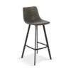 Tabouret De Bar Ozan PU Gris -ATMOSPHERA || Intex || Demeyere Soldes tabouret de bar ozan pu gris