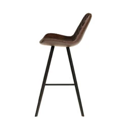 Tabouret De Bar Palmas PU Brun Foncé 13 Tabouret De Bar Palmas PU Brun Foncé -ATMOSPHERA || Intex || Demeyere Soldes tabouret de bar palmas pu brun fonce 1 5