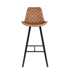 Tabouret De Bar Palmas PU Cognac -ATMOSPHERA || Intex || Demeyere Soldes tabouret de bar palmas pu cognac 5