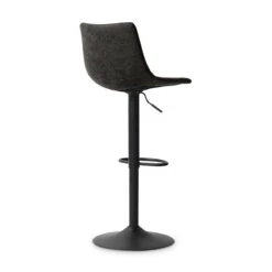 Tabouret De Bar Réglable Trevi PU Noir -ATMOSPHERA || Intex || Demeyere Soldes tabouret de bar reglable trevi pu noir 2