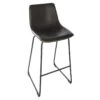 Tabouret De Bar Simili Noir Lois Atmosphera -ATMOSPHERA || Intex || Demeyere Soldes tabouret de bar simili noir lois atmosphera
