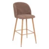 Tabouret De Bar Taupe Céleste Pieds Effet Bois Atmosphera -ATMOSPHERA || Intex || Demeyere Soldes tabouret de bar taupe celeste pieds effet bois atmosphera