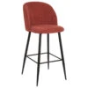 Tabouret De Bar Terracotta Céleste Pieds Noirs Atmosphera -ATMOSPHERA || Intex || Demeyere Soldes tabouret de bar terracotta celeste pieds noirs atmosphera