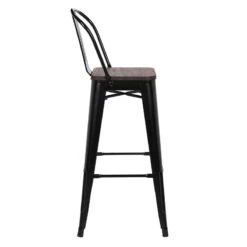 Tabouret De Bar Oscar Orme Antique Et Noir -ATMOSPHERA || Intex || Demeyere Soldes tabouret de bar victoria orme antique et noir 2