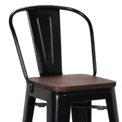 Tabouret De Bar Oscar Orme Antique Et Noir -ATMOSPHERA || Intex || Demeyere Soldes tabouret de bar victoria orme antique et noir 4