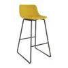 Tabouret Haut Cholo Tissu Jaune -ATMOSPHERA || Intex || Demeyere Soldes tabouret haut cholo tissu jaune