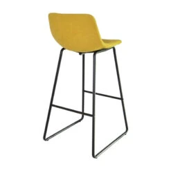 Tabouret Haut Cholo Tissu Jaune -ATMOSPHERA || Intex || Demeyere Soldes tabouret haut cholo tissu jaune 2