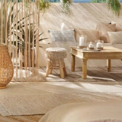 Tabouret Macramé Atmosphera -ATMOSPHERA || Intex || Demeyere Soldes tabouret macrame atmosphera 2