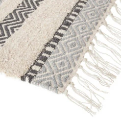 Tapis Coton à Franges Atmosphera 11 Tapis Coton à Franges Atmosphera -ATMOSPHERA || Intex || Demeyere Soldes tapis coton a franges atmosphera 4