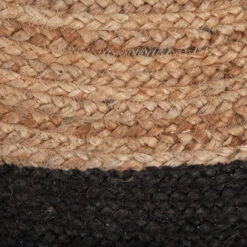 Tapis En Jute Bord Noir D120 Atmosphera -ATMOSPHERA || Intex || Demeyere Soldes tapis en jute bord noir d120 atmosphera 2