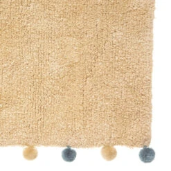 Tapis Enfant 100x150 Beige à Pompons Atmosphera 5 Tapis Enfant 100x150 Beige à Pompons Atmosphera -ATMOSPHERA || Intex || Demeyere Soldes tapis enfant 100x150 beige a pompons atmosphera 1
