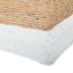 Tapis Jute Naturel Bord Blanc 120x170 Atmosphera -ATMOSPHERA || Intex || Demeyere Soldes tapis jute naturel bord blanc 120x170 atmosphera 3