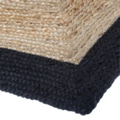Tapis Jute Naturel Bord Noir 120x170 Atmosphera -ATMOSPHERA || Intex || Demeyere Soldes tapis jute naturel bord noir 120x170 atmosphera 3