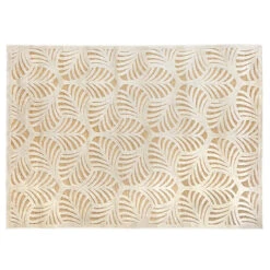 Tapis Rectangulaire Relief Feuille 160x230 Atmosphera -ATMOSPHERA || Intex || Demeyere Soldes tapis rectangulaire relief feuille 160x230 atmosphera 1 1