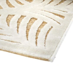 Tapis Rectangulaire Relief Feuille 160x230 Atmosphera -ATMOSPHERA || Intex || Demeyere Soldes tapis rectangulaire relief feuille 160x230 atmosphera 1 4