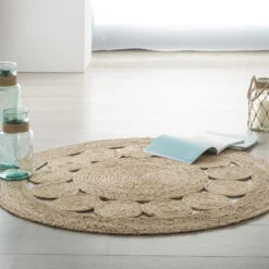 Tapis Rond Ajouré En Jute Atmosphera 8 Tapis Rond Ajouré En Jute Atmosphera -ATMOSPHERA || Intex || Demeyere Soldes tapis rond ajoure en jute atmosphera 1