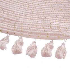 Tapis Rose D90 à Franges Atmosphera -ATMOSPHERA || Intex || Demeyere Soldes tapis rose d90 a franges atmosphera 1