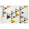 Tapis Triangle 120x170 Ilan Moutarde Atmosphera -ATMOSPHERA || Intex || Demeyere Soldes tapis triangle 120x170 ilan moutarde atmosphera