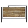 Tête De Lit Pleine 160 Cm Métal Et Bois De Manguier -ATMOSPHERA || Intex || Demeyere Soldes tete de lit pleine 160 cm metal et bois de manguier
