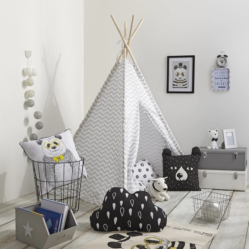 Tipi Pour Enfant Coloris Gris Atmosphera 3 Tipi Pour Enfant Coloris Gris Atmosphera