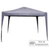 Toile De Tonnelle Easy Up Coloris Ardoise Hespéride -ATMOSPHERA || Intex || Demeyere Soldes toile de tonnelle easy up coloris ardoise hesperide