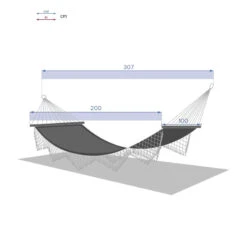 Toile Hamac Rialto Curry 2 M Hespéride -ATMOSPHERA || Intex || Demeyere Soldes toile hamac rialto curry 2 hesperide 2