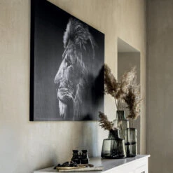 Toile Imprimée Lion 78x118 Cm Atmosphera -ATMOSPHERA || Intex || Demeyere Soldes toile imprimee lion 78x118 cm atmosphera 2