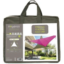 Toile Solaire 2x2x2m Curacao Gris Hespéride -ATMOSPHERA || Intex || Demeyere Soldes toile solaire 2x2x2m luxe hesperide curacao gri 2