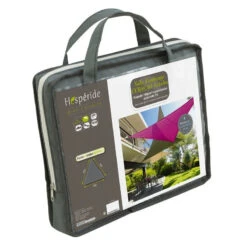 Toile Solaire 4x4x4m Curacao Gris Hespéride -ATMOSPHERA || Intex || Demeyere Soldes toile solaire 4x4x4m luxe hesperide curacao gris 3