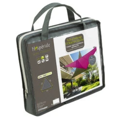 Toile Solaire 5x5x5m Curacao Gris Hespéride -ATMOSPHERA || Intex || Demeyere Soldes toile solaire 5x5x5m luxe hesperide curacao gris 3