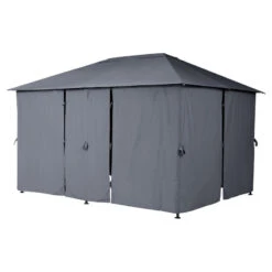 Tonnelle 3x4 M Santorini Gris Ardoise Hespéride -ATMOSPHERA || Intex || Demeyere Soldes tonnelle hesperide santorini gris 2