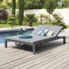 Transat Double Evasion Anthracite Et Graphite Hespéride -ATMOSPHERA || Intex || Demeyere Soldes transat double evasion anthracite et graphite hesperide