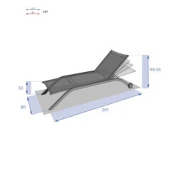 Transat Milenio Anthracite Et Graphite Hespéride 13 Transat Milenio Anthracite Et Graphite Hespéride -ATMOSPHERA || Intex || Demeyere Soldes transat milenio anthracite graphite hesperide 3