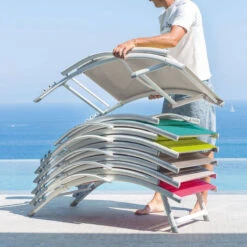 Transat Samba Pliable Et Empilable Gris Ardoise Hespéride 19 Transat Samba Pliable Et Empilable Gris Ardoise Hespéride -ATMOSPHERA || Intex || Demeyere Soldes transat samba pliable et empilable gris ardoise hesperide 8