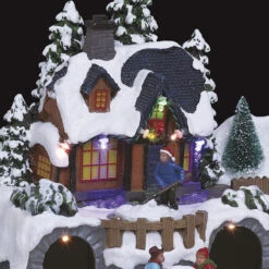 Village De Noël Animé Et Lumineux Tracteur Et Boule De Neige 7 Village De Noël Animé Et Lumineux Tracteur Et Boule De Neige -ATMOSPHERA || Intex || Demeyere Soldes village de noel anime et lumineux tracteur et boule de neige 2