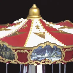 Village De Noël Carrousel Animé, Lumineux Et Musical -ATMOSPHERA || Intex || Demeyere Soldes village de noel carrousel anime lumineux et musical 2